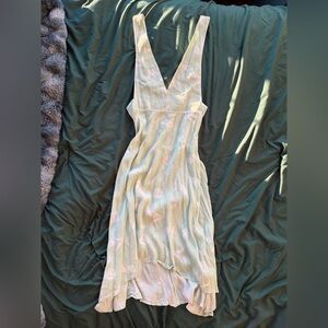 Forever 21 Green Floral Dress